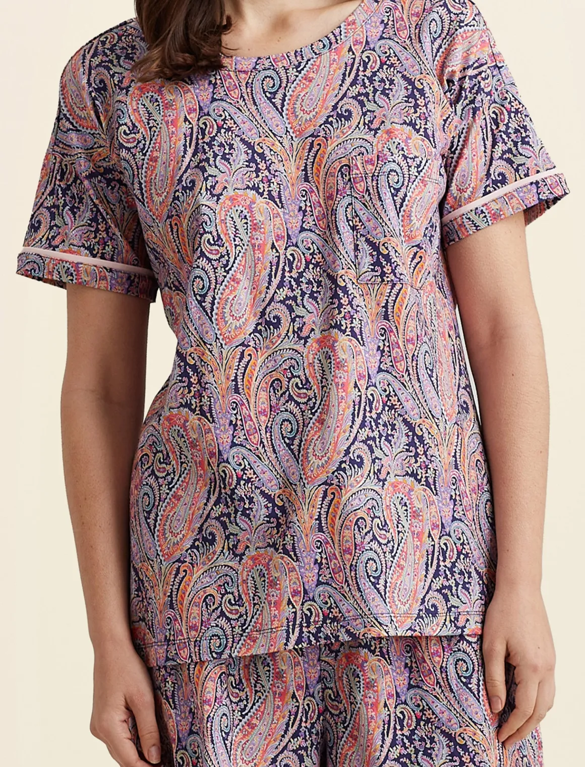 Felix & Isabelle Knit Print Tee
