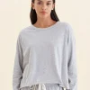 Jada Organic Cotton Boxy Long Sleeve Tee