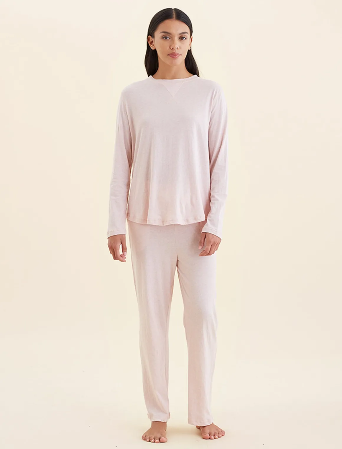 Jada Organic Cotton Boxy Long Sleeve Tee