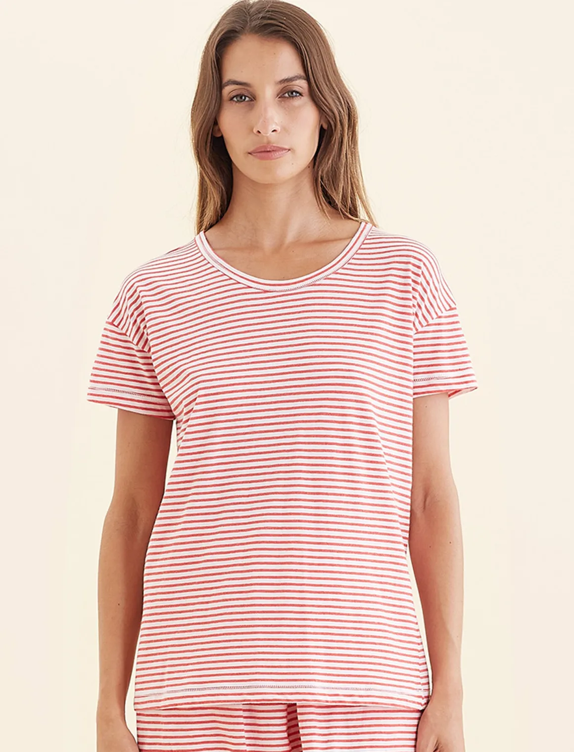 Jada Organic Cotton Knit Tee