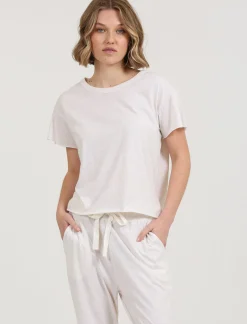Jada Organic Cotton Knit Boxy Tee