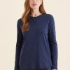 Jada Organic Cotton Knit Long Sleeve Tee