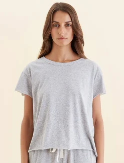 Jada Organic Cotton Knit Boxy Tee