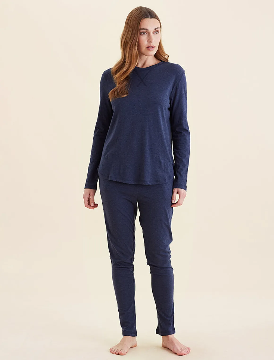 Jada Organic Cotton Knit Long Sleeve Tee