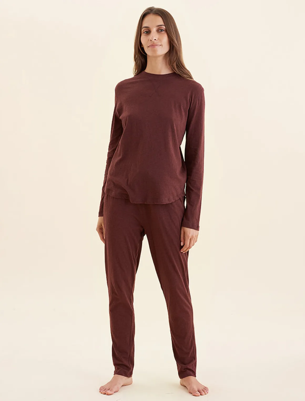 Jada Organic Cotton Knit Long Sleeves Tee