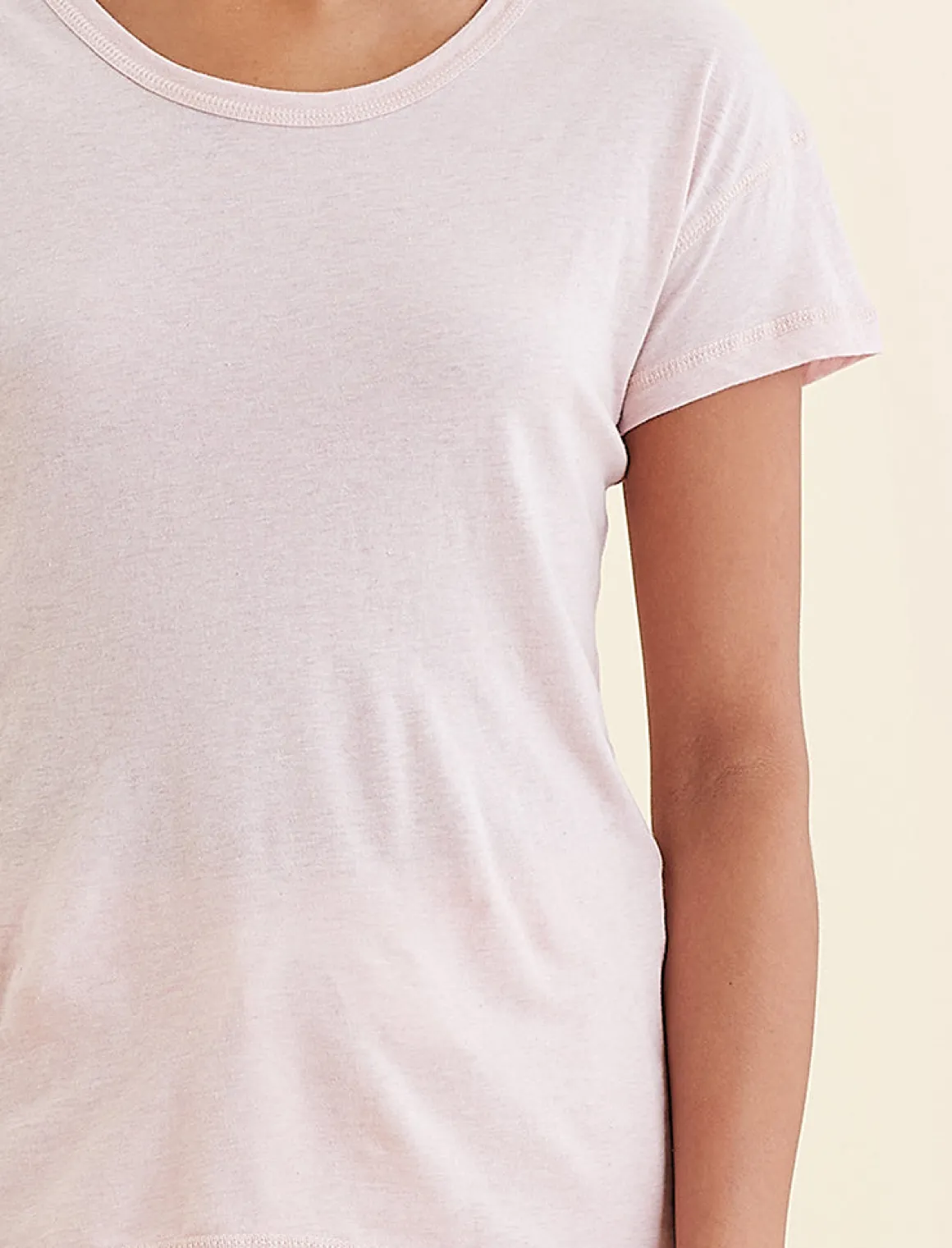 Jada Organic Cotton Knit Tee