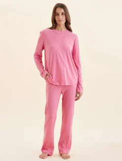 Jada Organic Cotton Knit Long Sleeve Tee