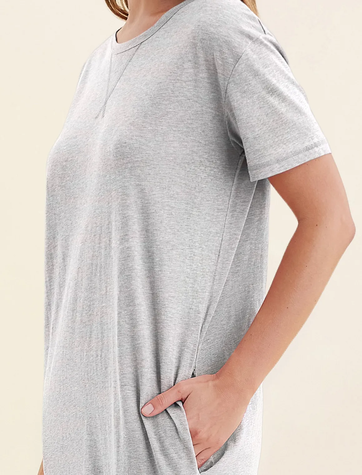 Jada Organic Cotton Knit Midi Nightie