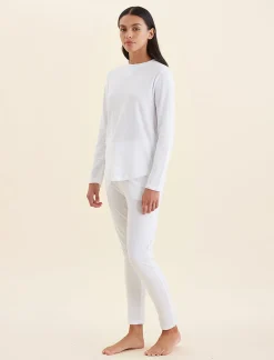 Jada Organic Cotton Knit Long Sleeve Tee