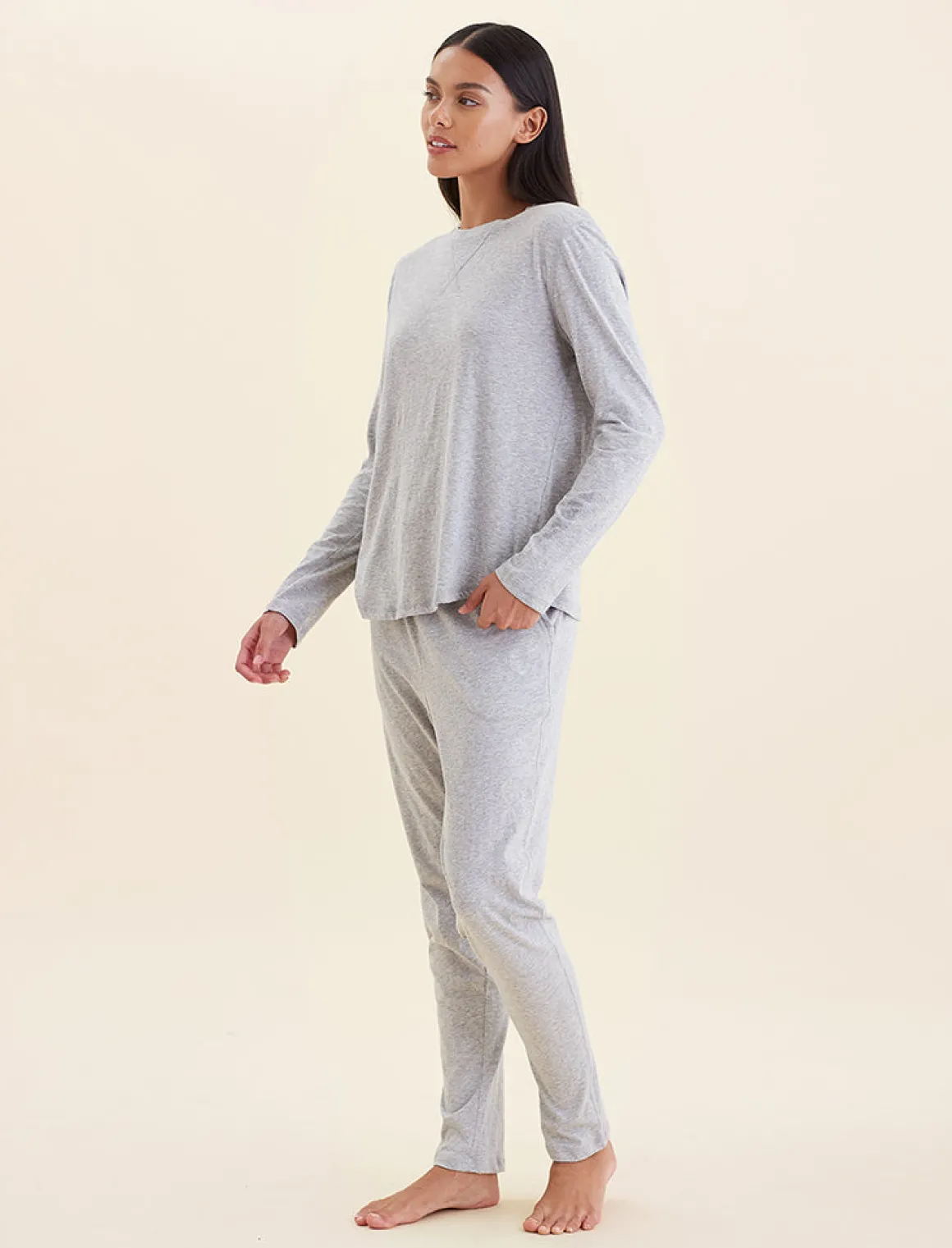 Jada Organic Cotton Knit Long Sleeve Tee