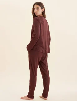 Jada Organic Cotton Knit Long Sleeves Tee