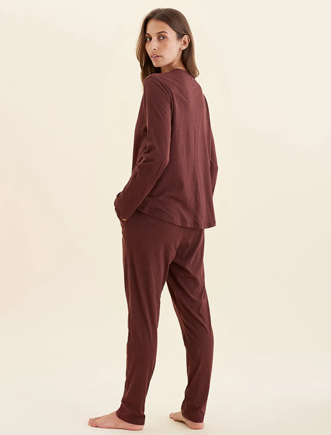 Jada Organic Cotton Knit Long Sleeves Tee