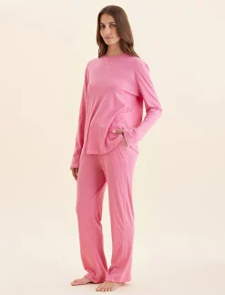 Jada Organic Cotton Knit Long Sleeve Tee