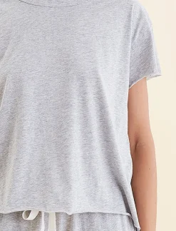 Jada Organic Cotton Knit Boxy Tee