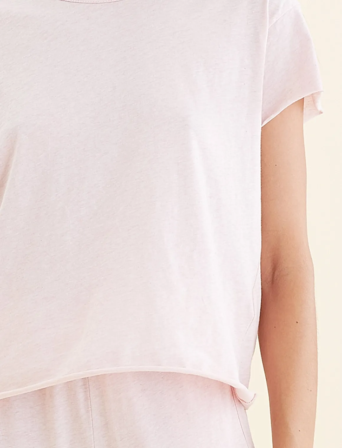 Jada Organic Cotton Knit Boxy Tee