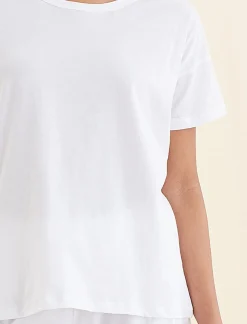 Jada Organic Cotton Knit Tee