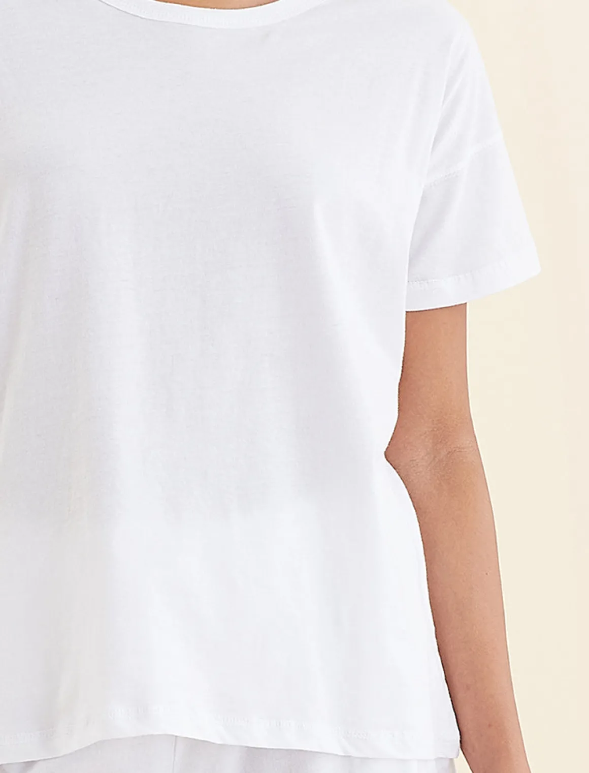 Jada Organic Cotton Knit Tee