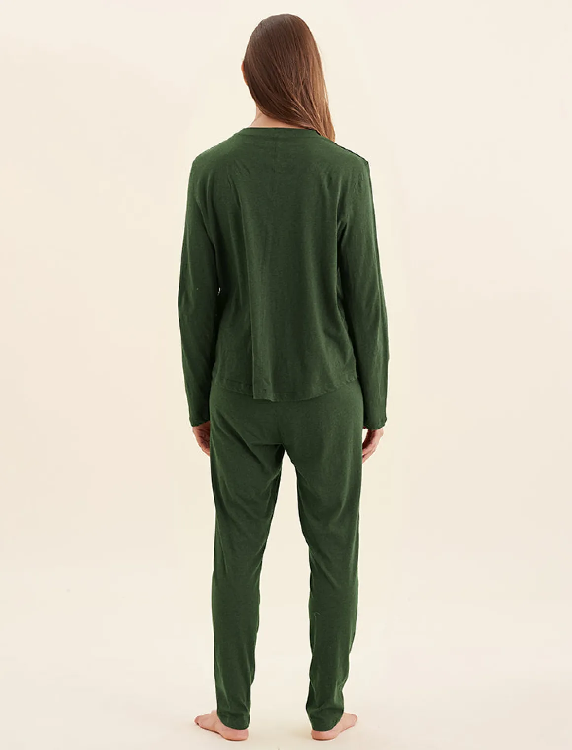 Jada Organic Cotton Knit Long Sleeve Tee