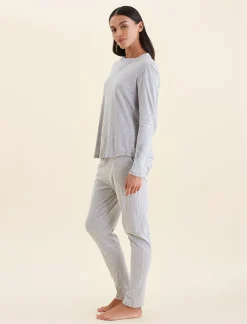 Jada Organic Cotton Knit Long Sleeve Tee