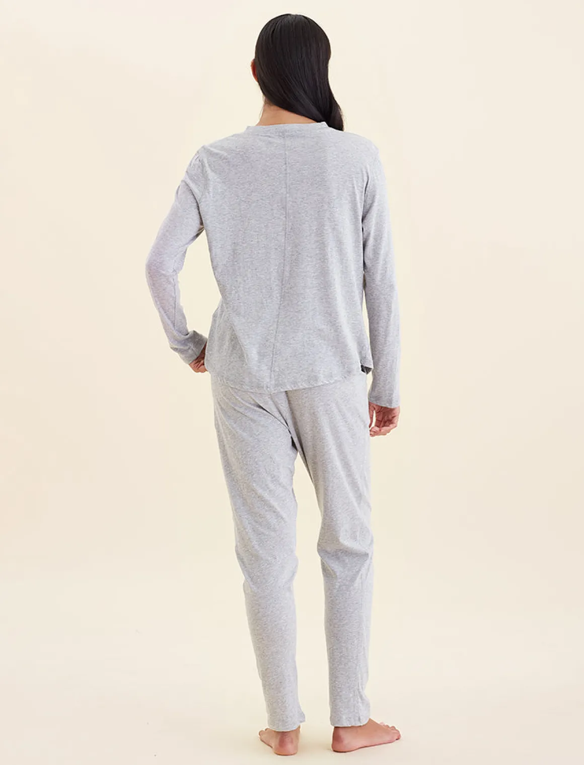 Jada Organic Cotton Knit Long Sleeve Tee