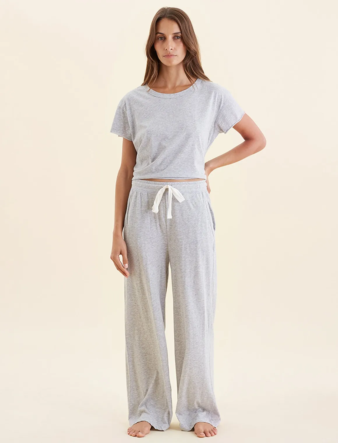 Jada Organic Cotton Wide Leg Pant