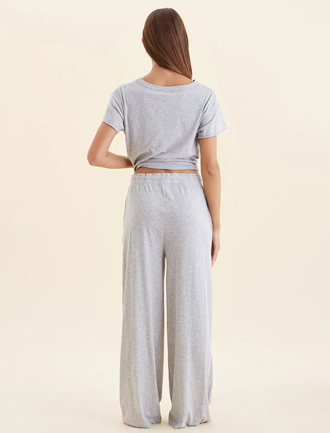Jada Organic Cotton Wide Leg Pant