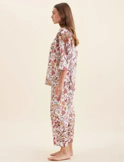 Karen Walker Edwardian Floral Crop PJ Set