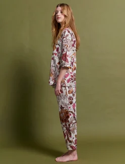 Karen Walker Edwardian Floral Crop PJ Set