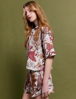 Karen Walker Edwardian Floral Boxer PJ Set