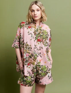 Karen Walker Love Letters Flowy Boxer PJ Set