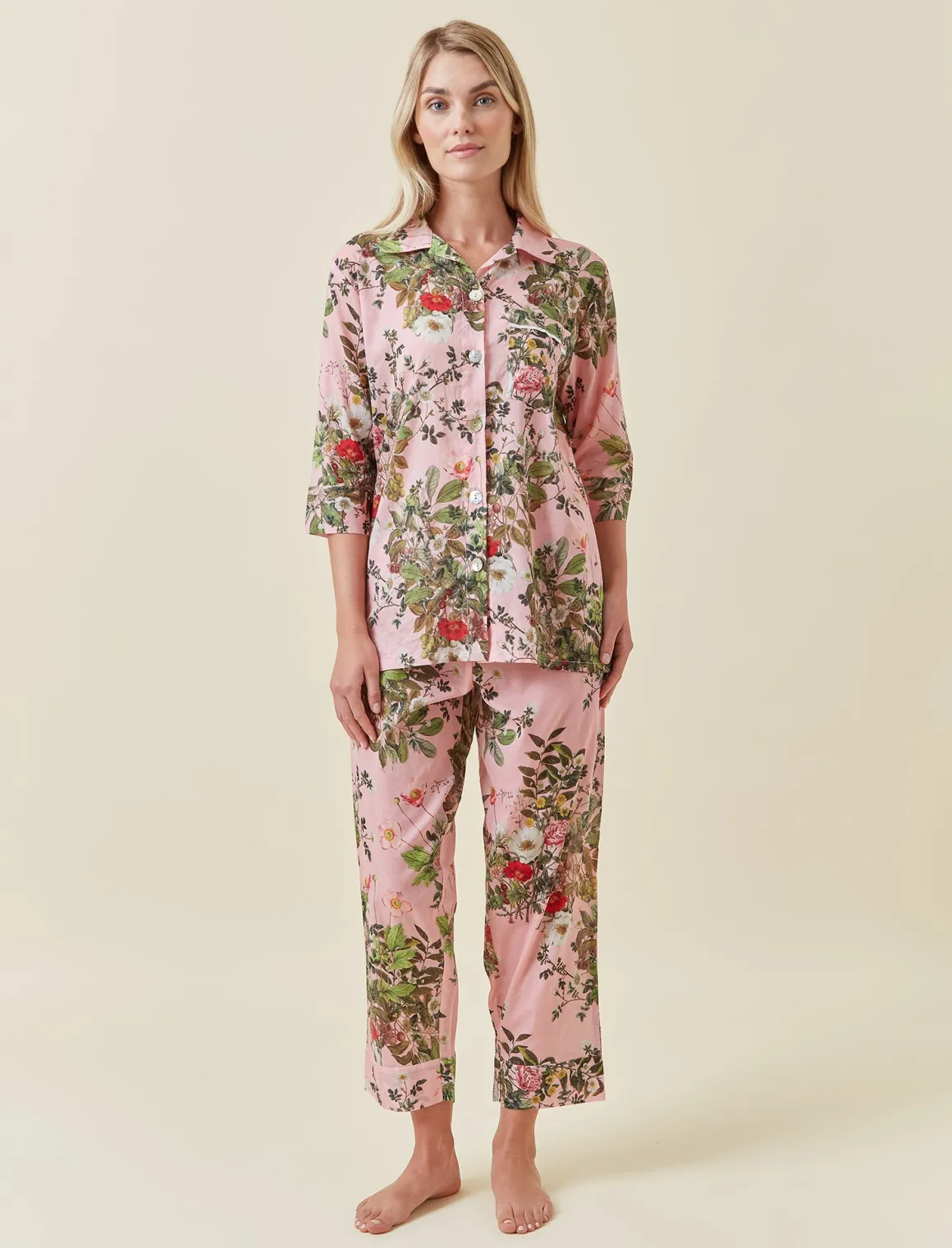 Karen Walker Love Letters Crop PJ Set