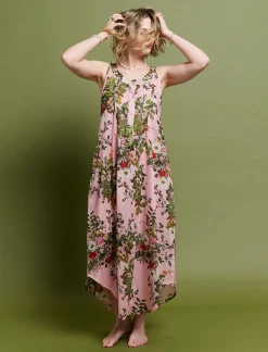 Karen Walker Love Letters Panel Front Maxi Nightie