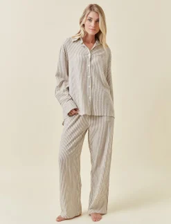 Karen Walker Seersucker Stripe PJ Set