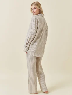Karen Walker Seersucker Stripe PJ Set