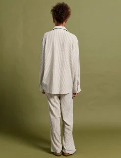 Karen Walker Seersucker Stripe PJ Set
