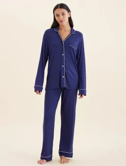 Kate Modal Soft Full Length PJ Set
