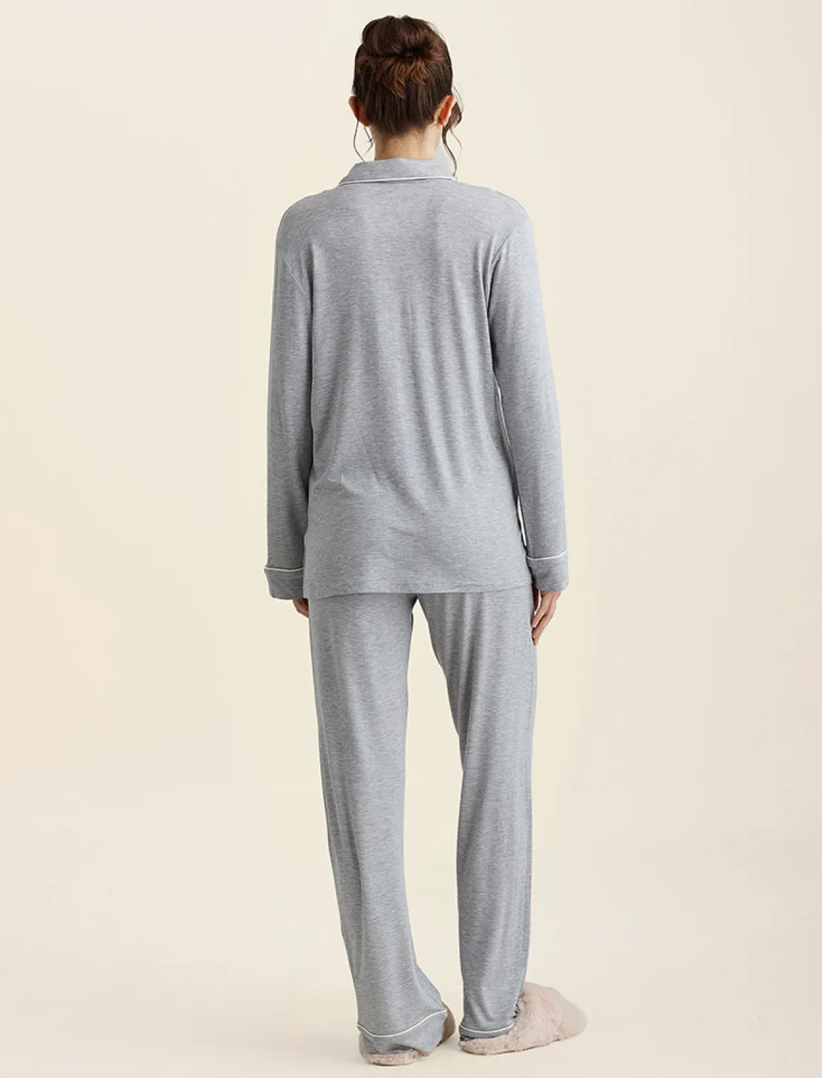 Kate Modal Soft Full Length PJ Set