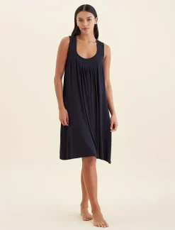 Kate Modal Soft Pleat Front Nightie