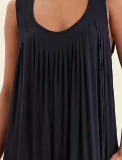 Kate Modal Soft Pleat Front Maxi Nightie