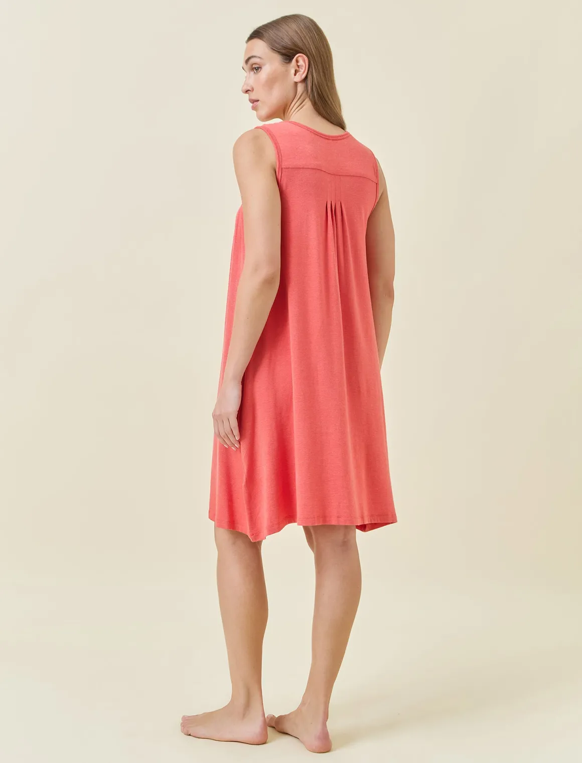 Kate Modal Soft Pleat Front Nightie