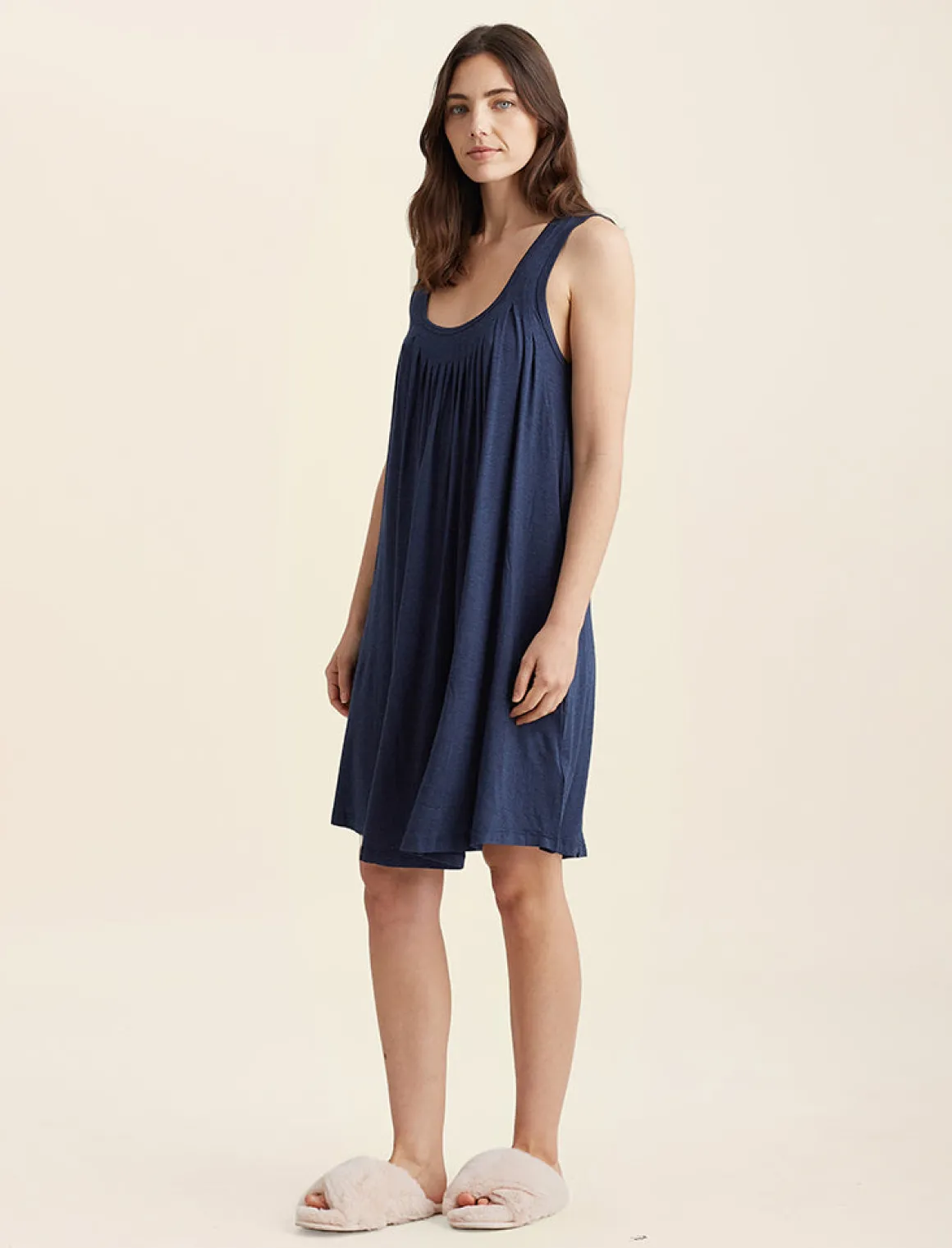 Kate Modal Soft Pleat Front Nightie