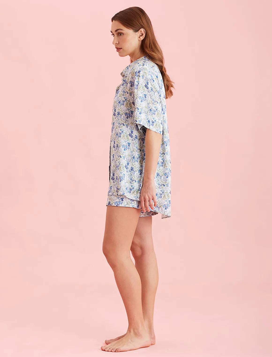 Lily Jane Satin Short Sleeve Shirt