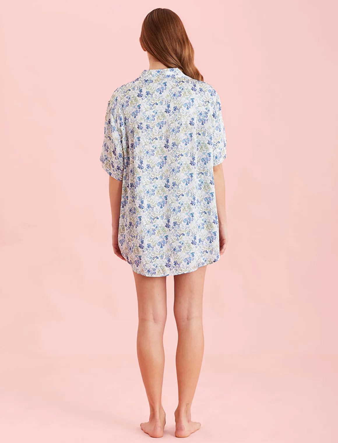 Lily Jane Satin Short Sleeve Shirt