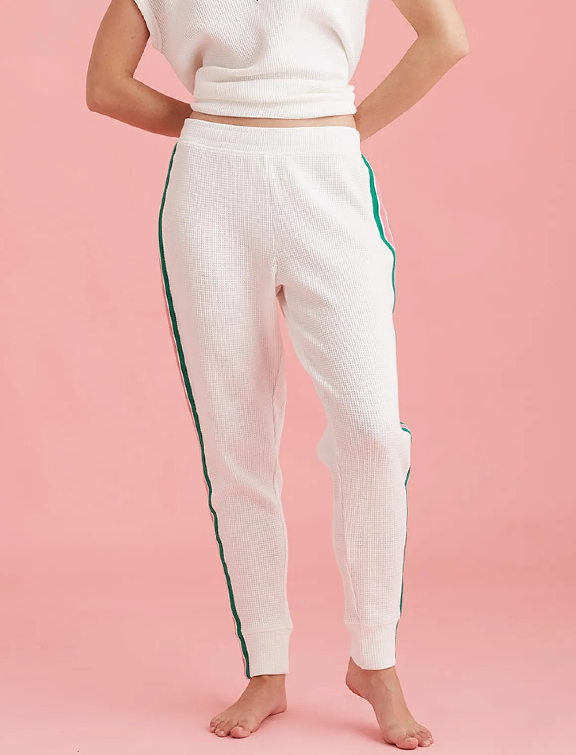 Luxe Waffle Tennis Jogger