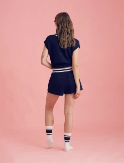 Luxe Waffle Tennis Shorts