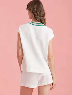 Luxe Waffle Tennis Shorts