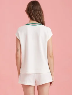 Luxe Waffle Tennis Tank