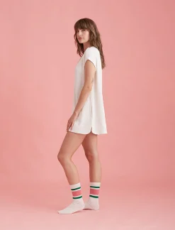 Luxe Waffle Tennis Tank Dress