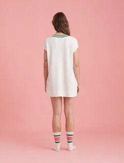 Luxe Waffle Tennis Tank Dress