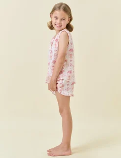 Magnificent Mess Girls Flutter Cami Boxer PJ Set